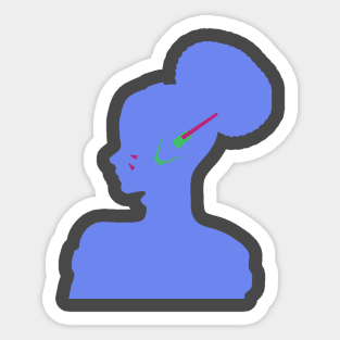 Afro Dva Sticker